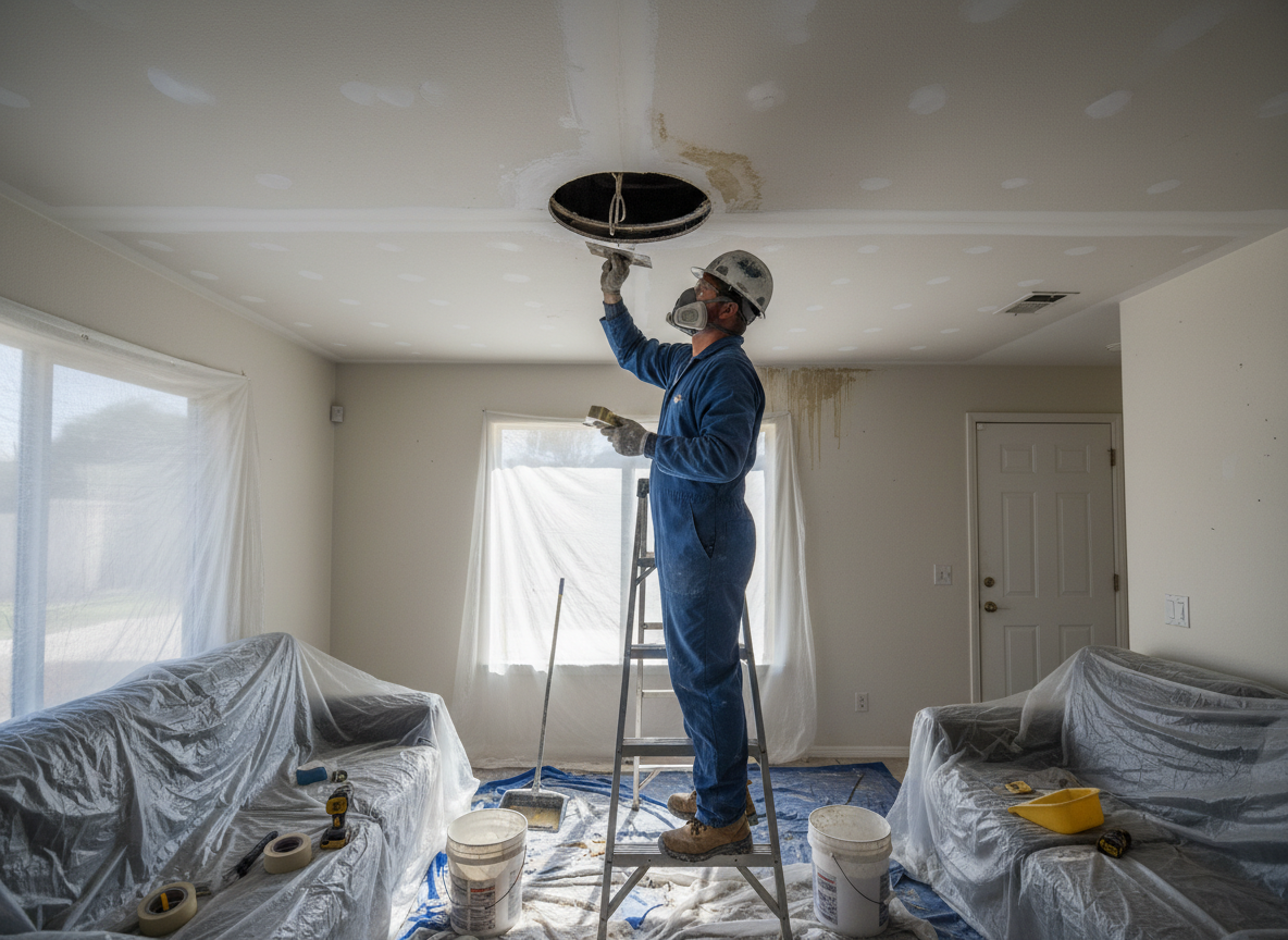 Ceiling Water Damage Repair in Littlerock, CA